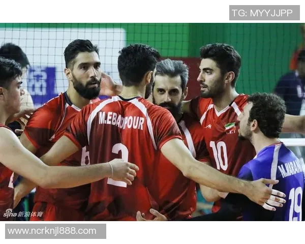 伊朗男排与卡塔尔激战亚运会2018赛场精彩瞬间回顾